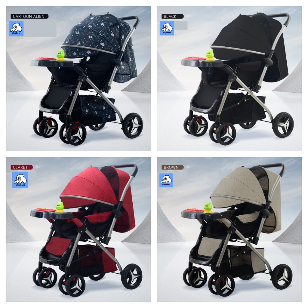 Baby Stroller Kereta Bayi 2-Way Travel With Umbrella Lightweight Foldable Stroller for sangat ringan Stroller