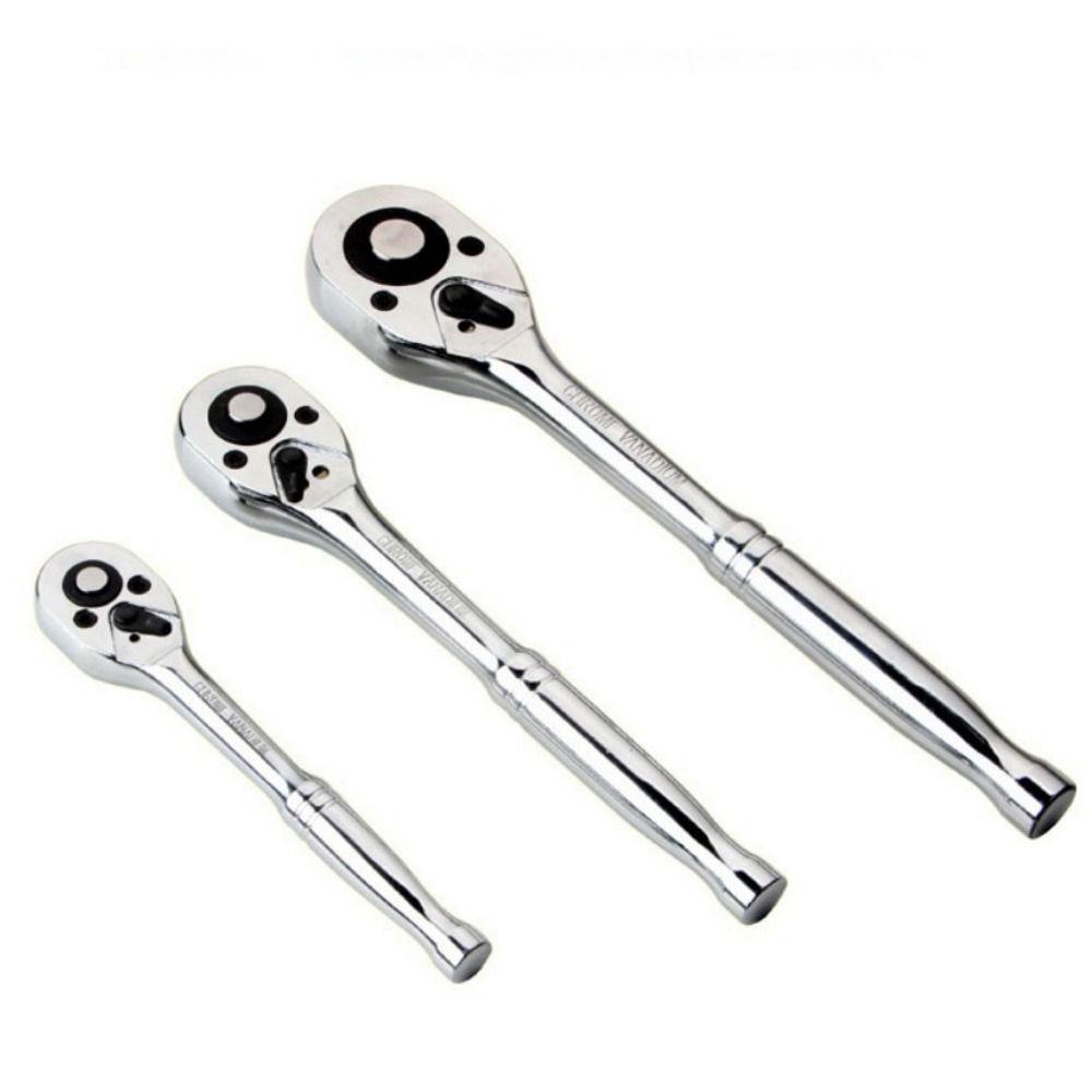 Lanfy 24gigi Ratchet 1per4 &quot;3 /8 &quot;1/2&quot; Ratchet Handle Alat Perbaikan Mobil Ratchet Wrench