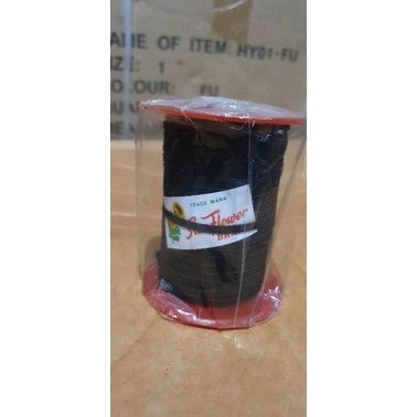 Karet P4 Elastis Baby 4mm Rolan 60yard Hitam Putih