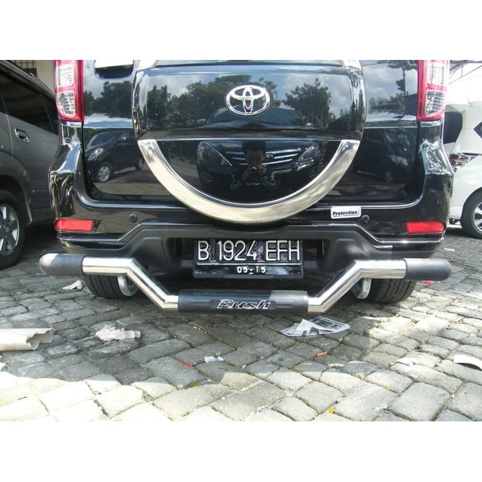 TOWING BAR / PENGAMAN BELAKANG RUSH STAINLESS