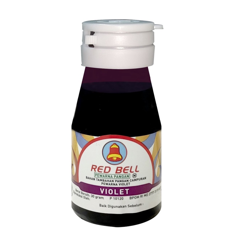 

Red Bell Pewarna Cair Violet 30 gr