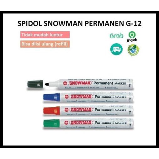 

Spidol Permanent G-12 Snowman