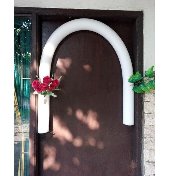 Busa Dekorasi Pelaminan Pengantin Busa Tancap Bunga Bulat