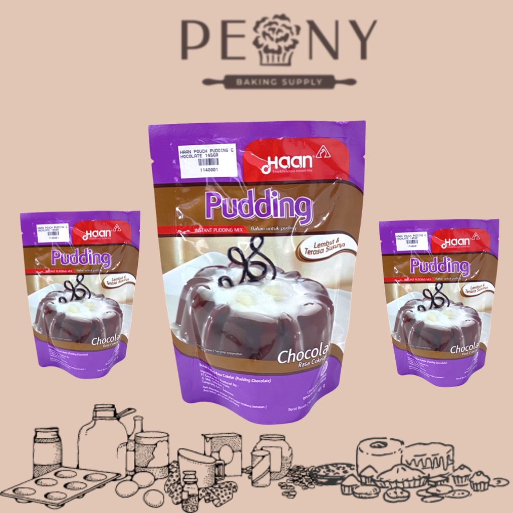 HAAN POUCH PUDDING CHOCOLATE 145GR