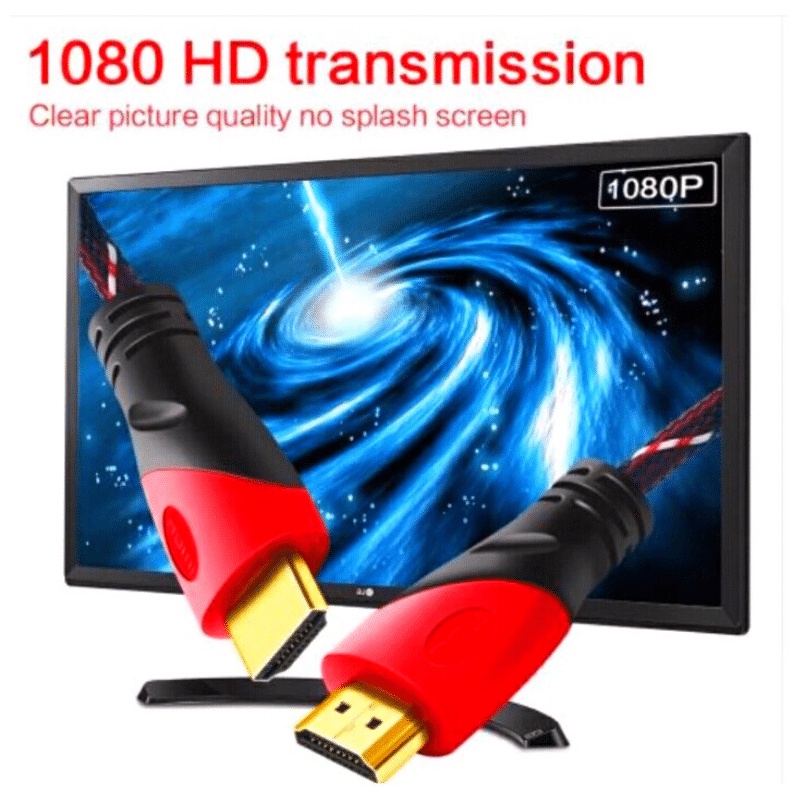 ANG KABEL HDMI TO HDMI PANJANG 1.5M / 3M / 5M LAPTOP KE TV DLL HIGH SPEED FULL HD 1080P