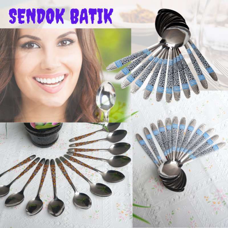 Sendok Stainless / Sendok Makan Serbaguna / Sendok 6 pcs