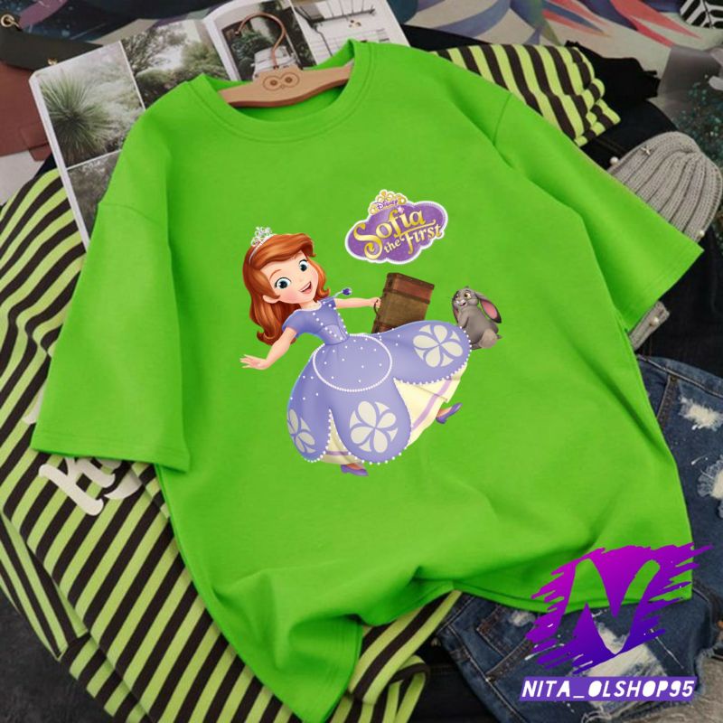 baju anak kaos anak putri sofia the first