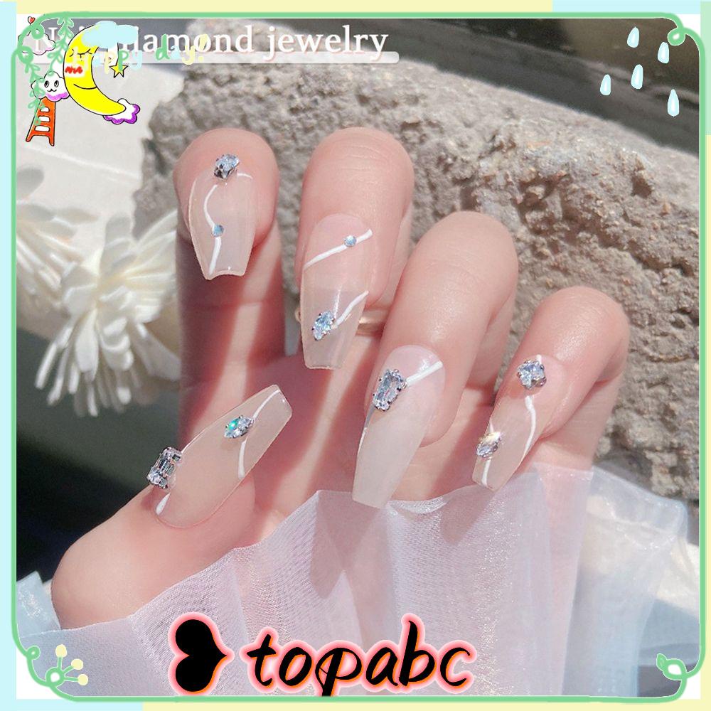 Top 20PCs Zirkon Nail Art Top Quality DIY Diamond Flat Bottom Drill