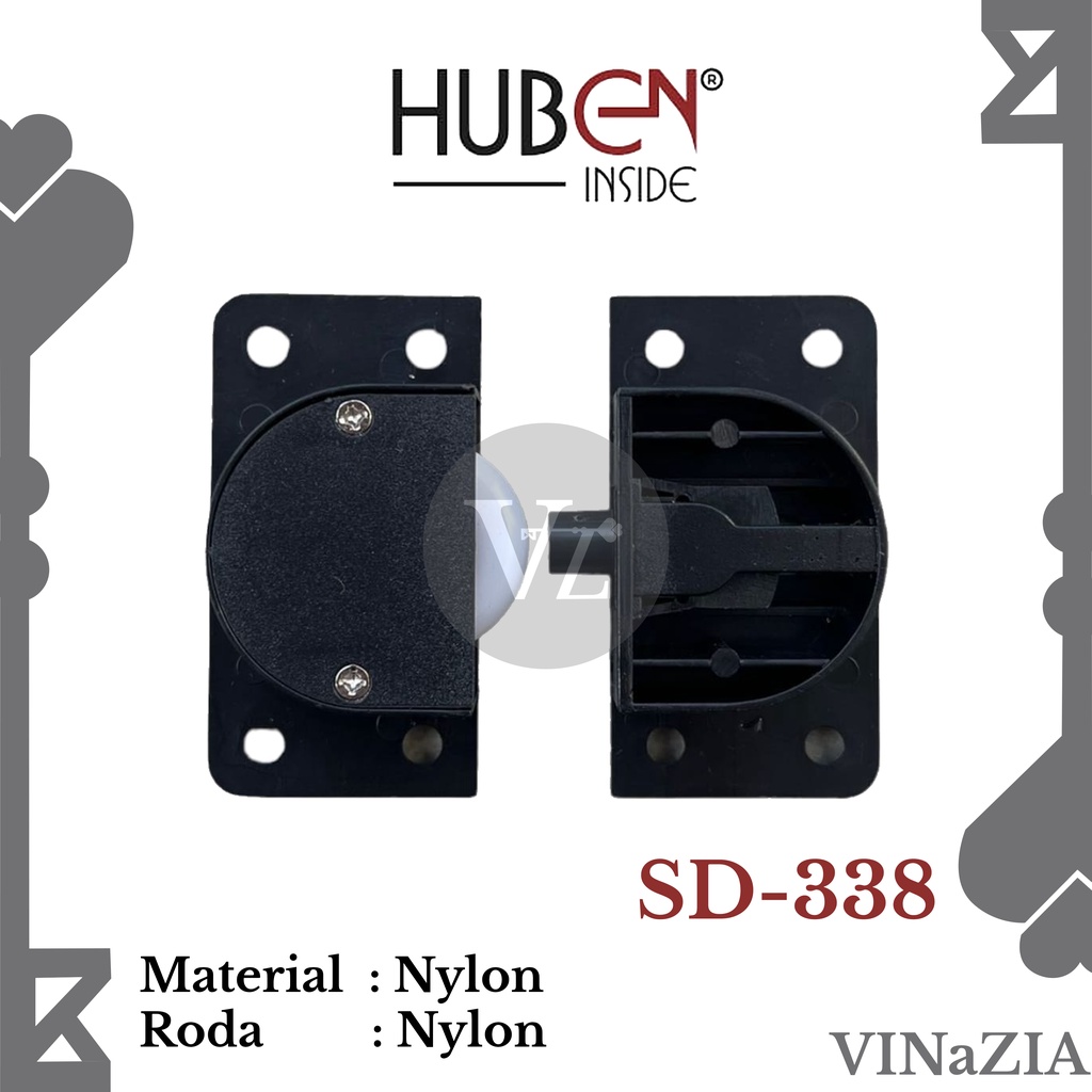 RODA PINTU GESER HUBEN SD-338 / RODA PINTU SLIDING HUBEN SD-338