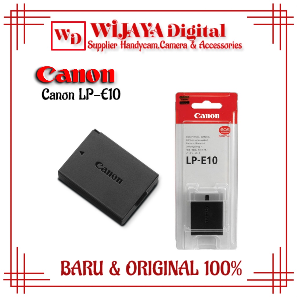 Baterai Original Canon LP E10