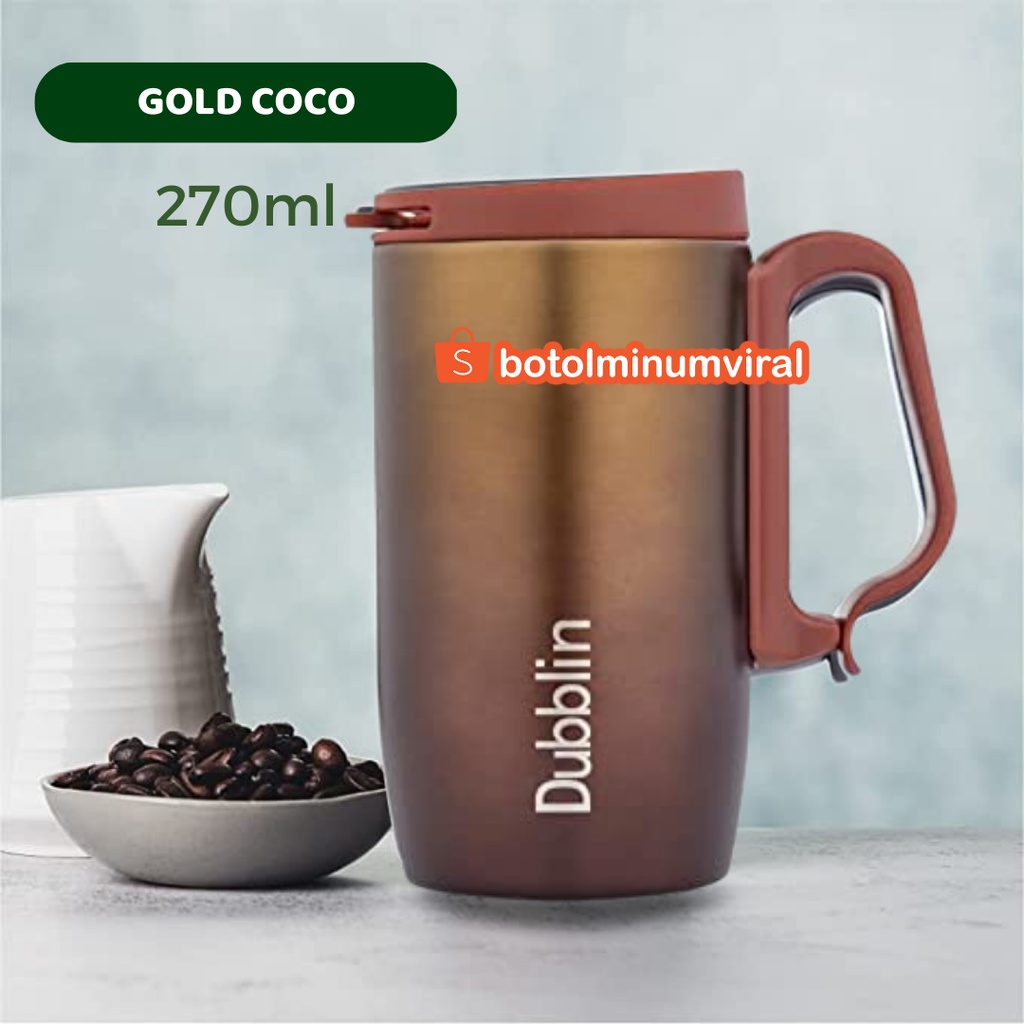 Tumbler Stainless Vacuum Flask Mug Kopi Teh Panas Dingin Premium Casa 270 ml Ada Dus Satuan