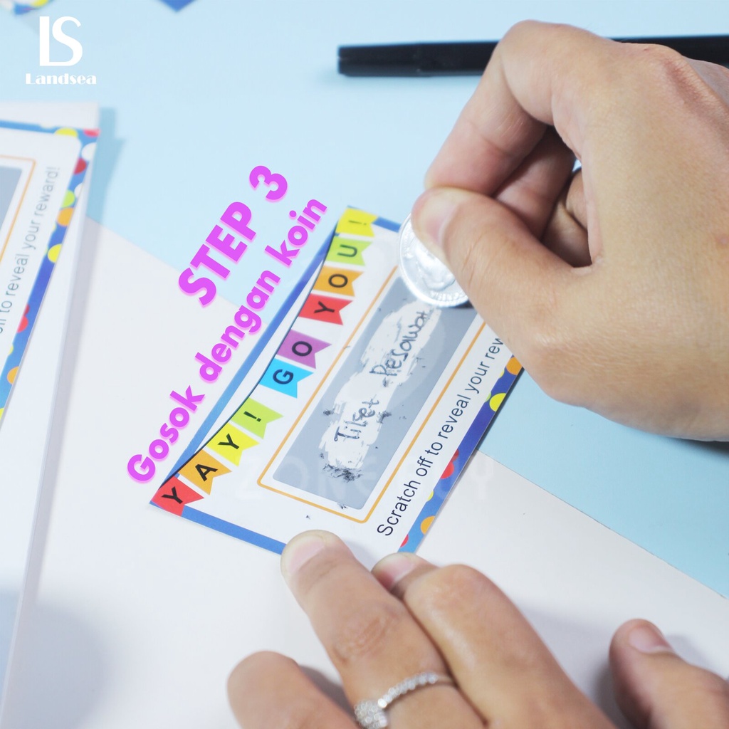 Lucky cards 10 lembar /Beruntung Kartu undian / Kartu keberuntungan / hadiah