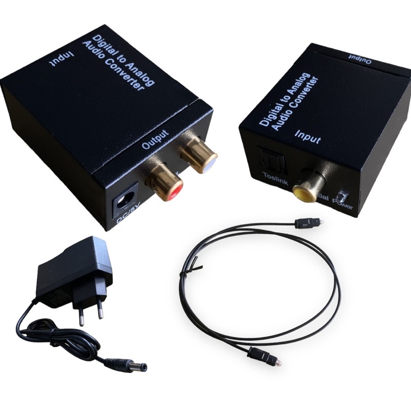 Digital to Analog Audio Converter  Optical to RCA toslink