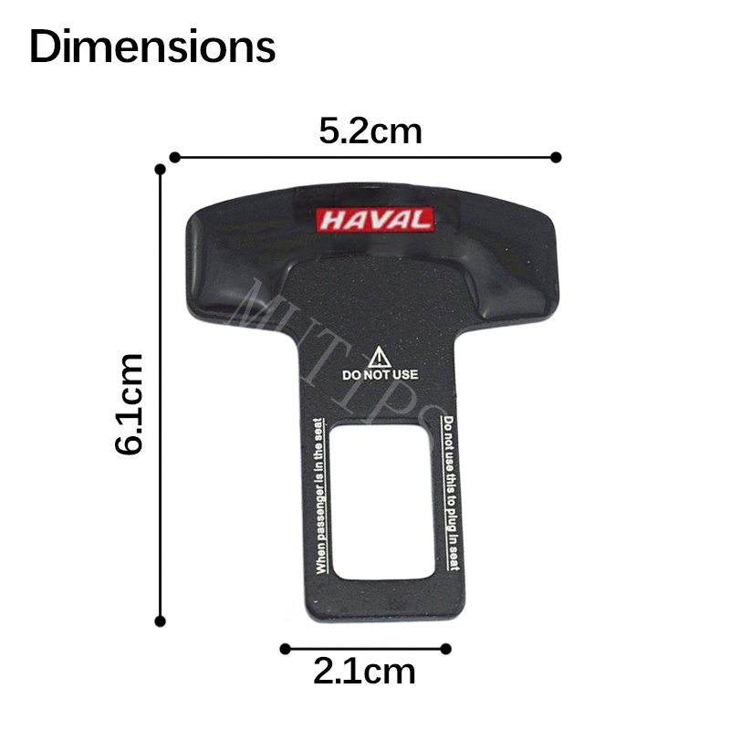 Haval 1/2Pcs Klip Gesper Sabuk Pengaman Pengaman Mobil Metal Hard Plug Alarm Stopper Menghilangkan Suara Untuk H2s H6 Jolion H2 H1 2021 2022 H5 M4 H9