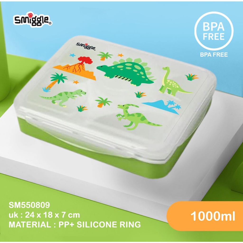 Lunch Box Anak Karakter 1000ml Smiggle 5 sekat