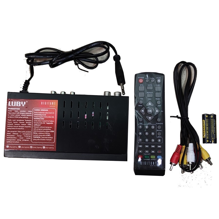 STB Luby Set Top Box DVB T2 TV Digital