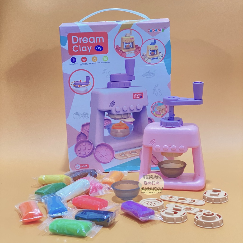 Mainan Edukasi Anak Cetakan Es Krim Es Serut Plastisin Play Dough
