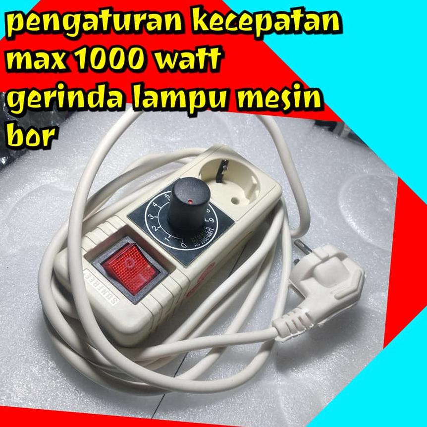 New Sale dimmer scr 1000w 1000 watt pengatur kecepatan dinamo gerinda bor heater / dimmaer ac 1000 w