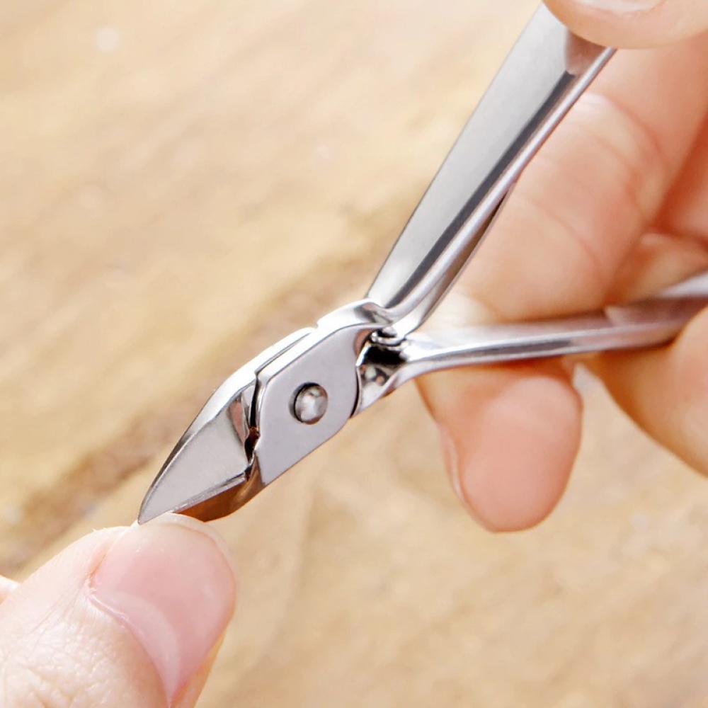 Gunting Kuku Jempol Kaki Tajam Anti Cantengan Stainless Toe Nail Clipper Edge Cutter