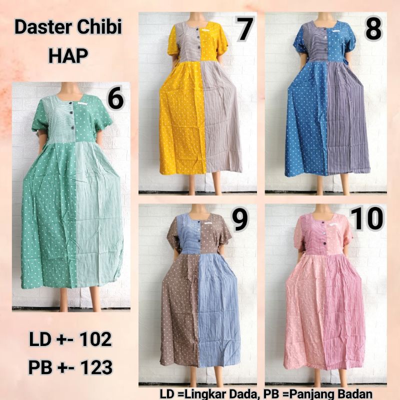 DASTER CHIBI LENGAN HAP DASTER KANCING BUSUI FRIENDLY BGDD + TRIPLET + SLWH + BPTH