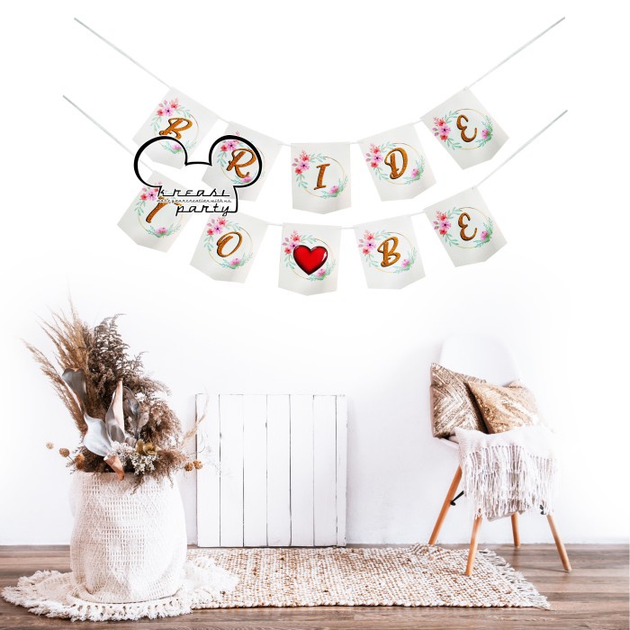 Banner Bride to be / Bunting Flag Bride To Be / Party Flag bride to be