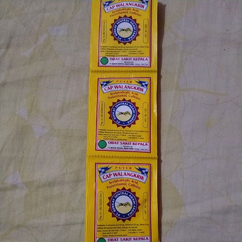 puyer cap walangkrik 12sachet,per renteng.
