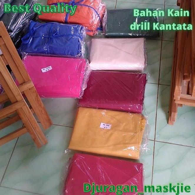 Kain Kantata Tenda Meja Payung Cafe Taman Outdoor Bahan Kain Kantata