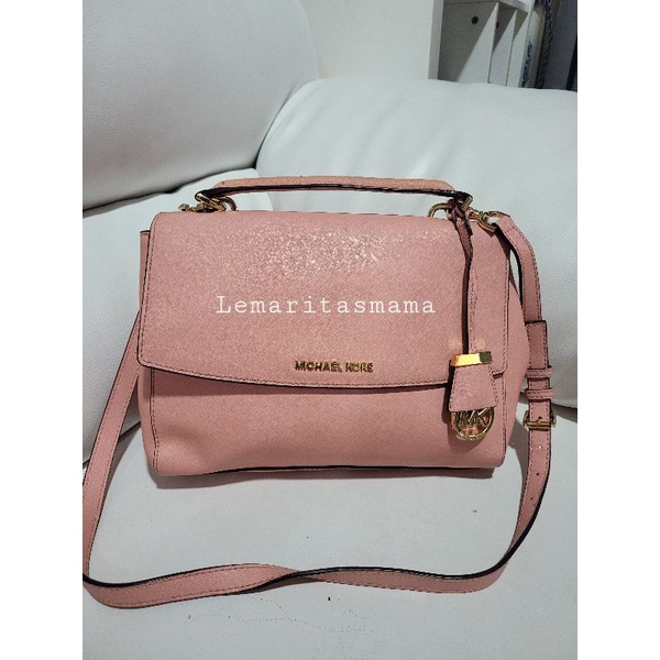 Mk ava medium pink sling bag preloved