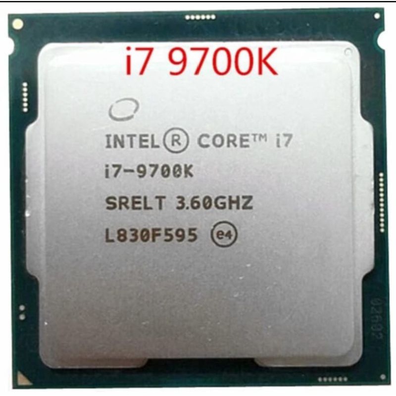 PROCESSOR INTEL CORE I7 9700K TRAY LGA 1151