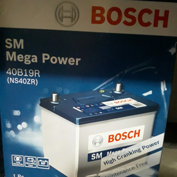 Aki Kering Mobil Bosch NS40ZR 35Ah untuk Avanza, Xenia, Rush