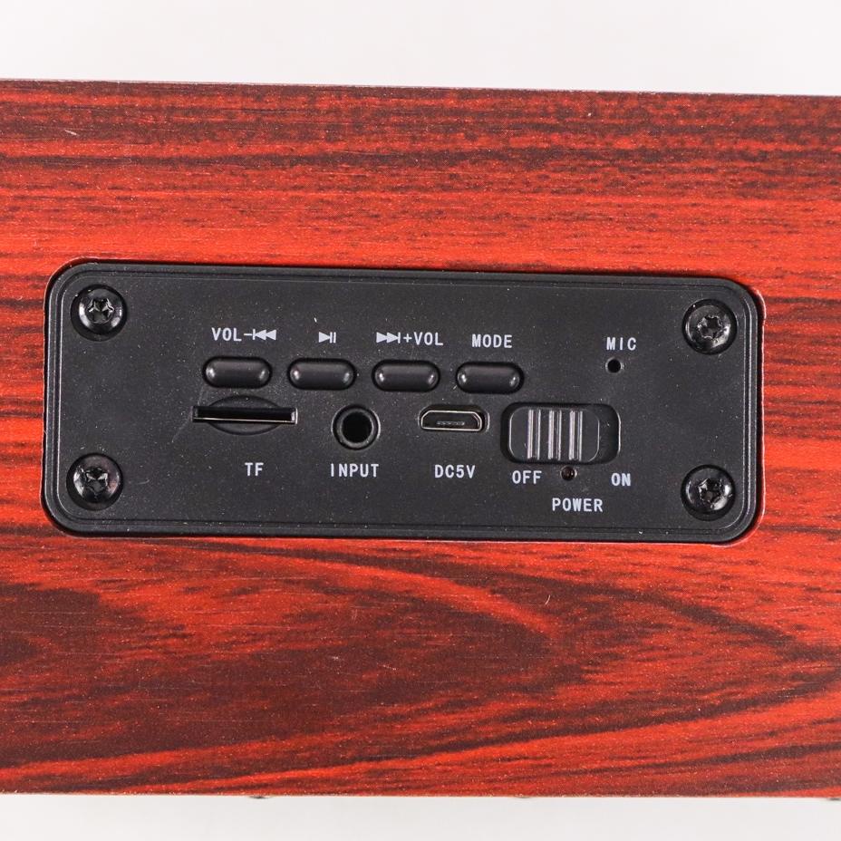 New Stock Speaker Bluetooth Stereo Subwoofer - Speaker Portable - Wood Materials - W5