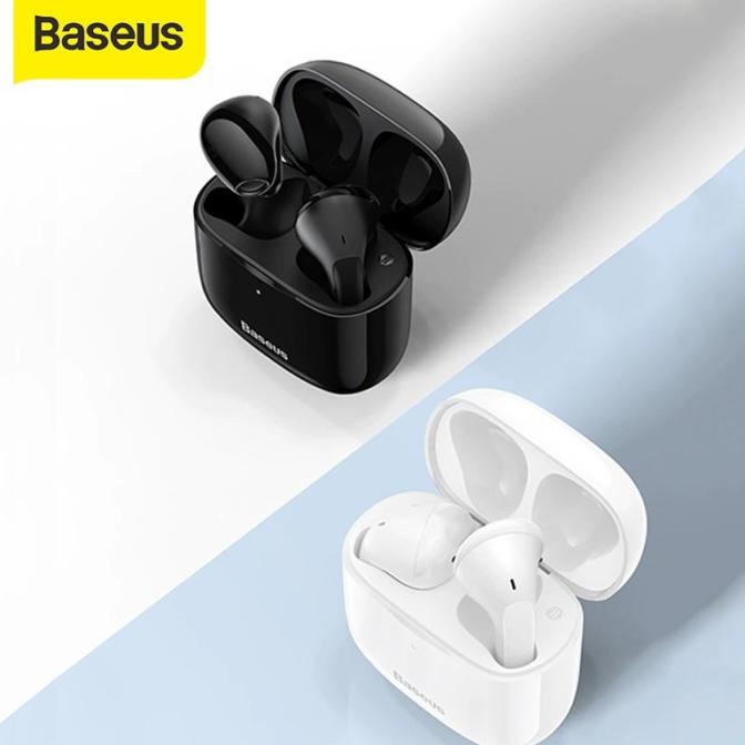 BASEUS TRUE WIRELESS BLUETOOTH EARPHONE EARBUDS TWS BOWIE E3 - Hitam