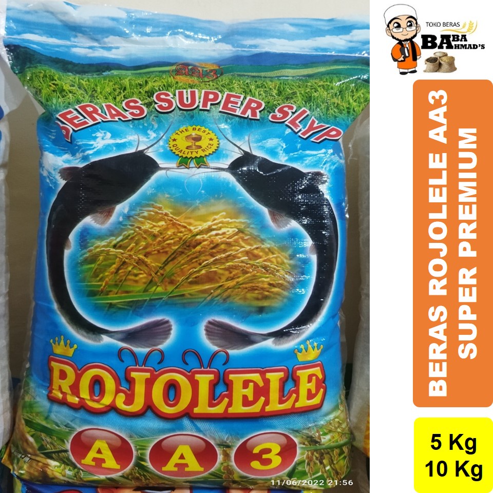 

Beras Slyp ROJOLELE AA3 SUPER PREMIUM - 5KG/10KG/15KG/20KG/25KG