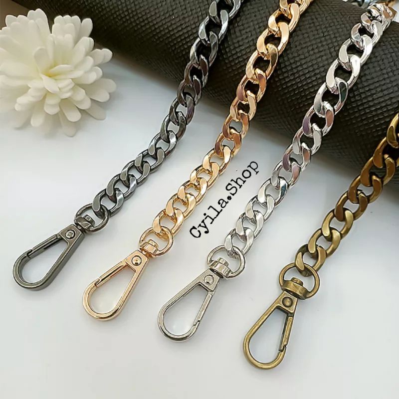 Rantai Tas Tali Pendek size 35cm 1 Bungkus isi 20 Rantai