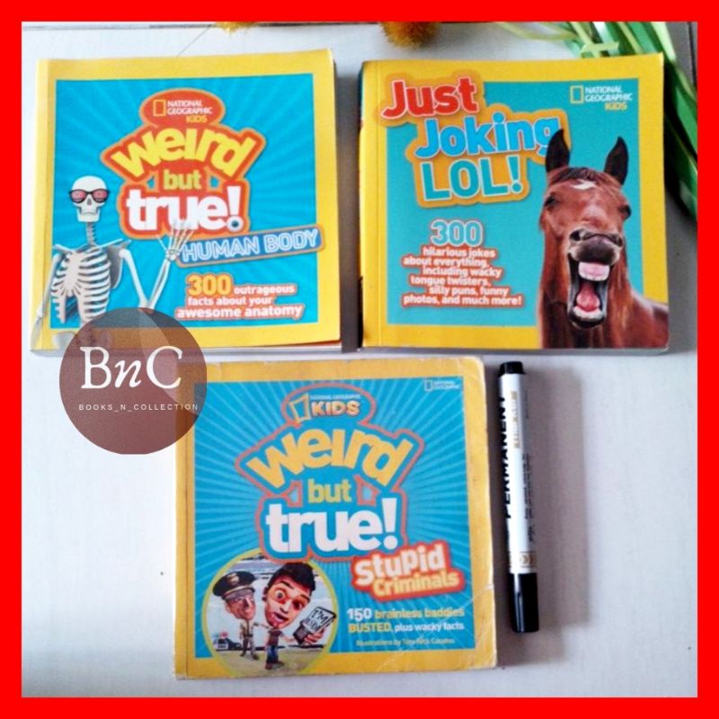 Natgeo kids national geographic Weird but true preloved