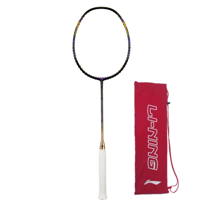 Raket Raket Badminton Lining Aeronaut 9000 Instinct - Hitam/Gold