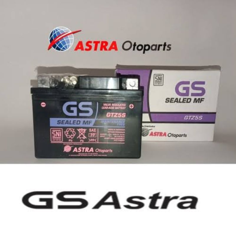 Aki Motor GS GTZ5S original ASTRA