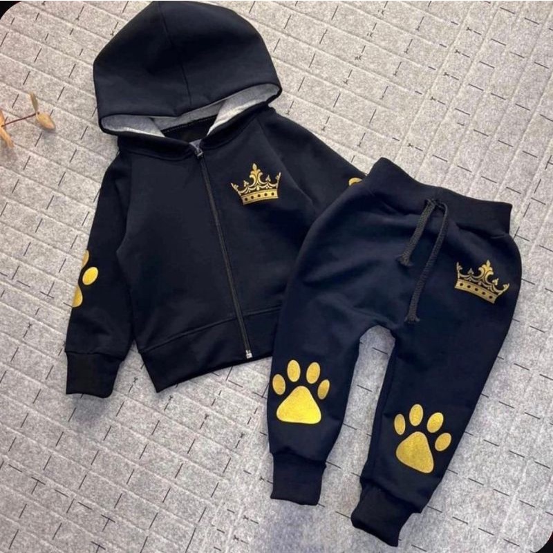 Setelan hoodie anak laki laki dan perempuan usia 1 -5 tahun jaket anak sweater anak setelan jaket anak