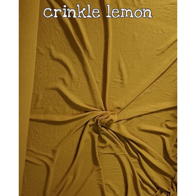 [CRINKLE POLOS] 1/2 Meter Kain Crinkle Airflow Premium Grade A