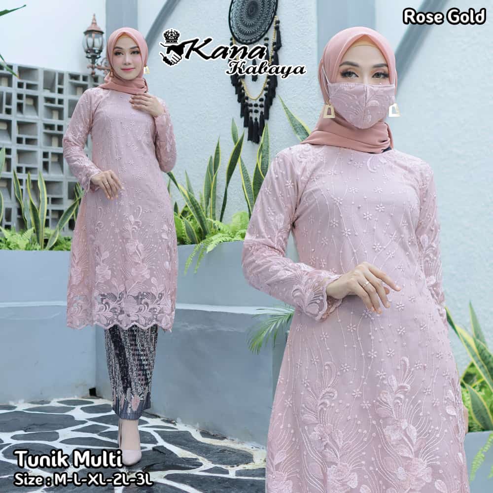 stelan / atasan kebaya tunik kebaya modren kebaya wisuda
