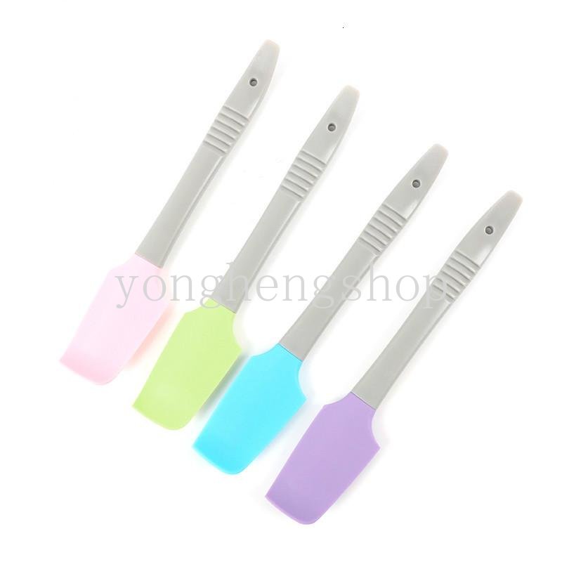 Silikon Scrapers Kue Krim Spatula Pasta Pencampuran Alat Pengaduk Mentega Kuas Kue Adonan Mengikis Dapur DIY Pastry Baking Tool