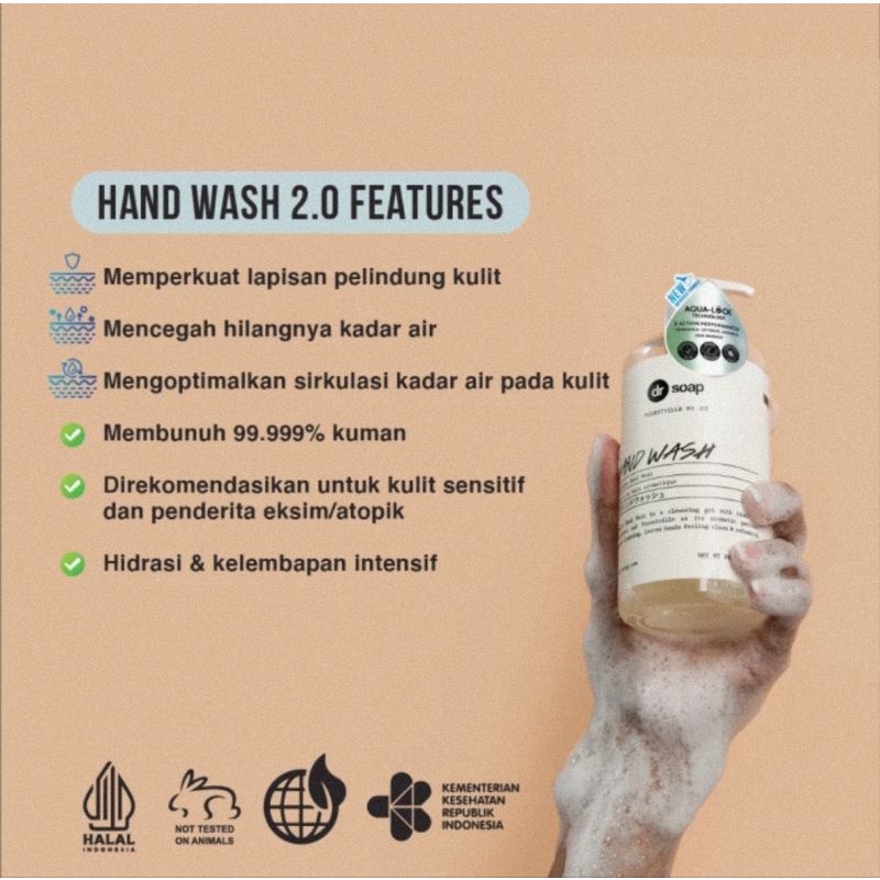 dr soap Hand Wash 500 ml - Sabun Cuci Tangan