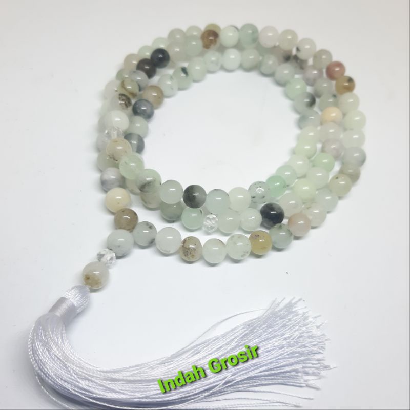 TASBIH BATU MAZONITE 8MM 99BUTIR ORIGINAL