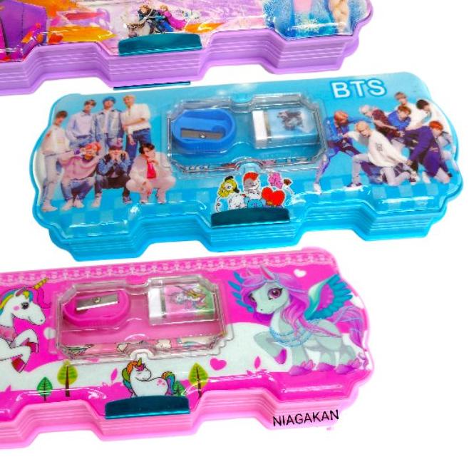 

TOP PRODUK Kotak Pensil Magnet Anak Set / Study Set / Tempat Pensil Magnet 1002`