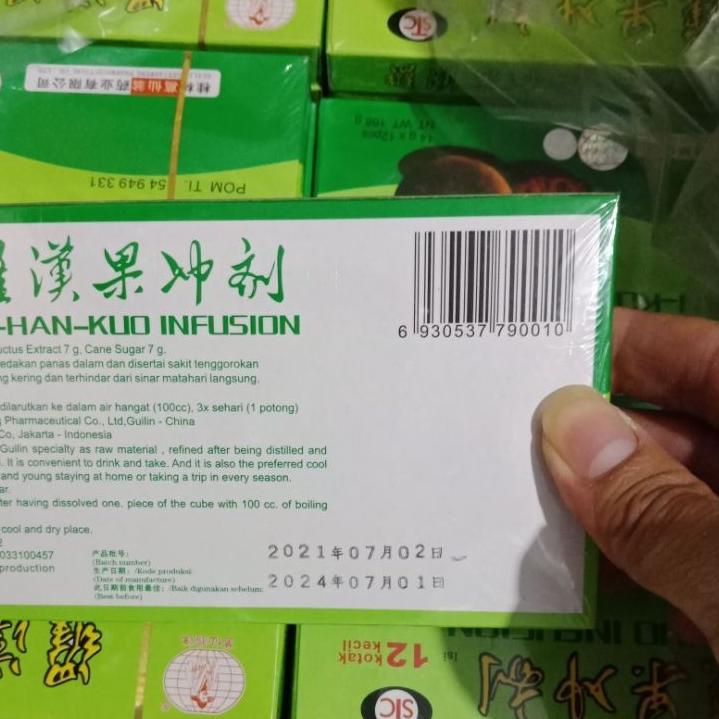 

[KODE PRODUK 7QK8I8142] Lohankuo Infusion LO HAN KUO INFUSION Peredah Panas Dalam Batuk pilek