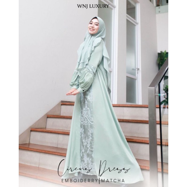 Circus Gamis Luxury Armany Silk Mix Embroidery ORI Wnj