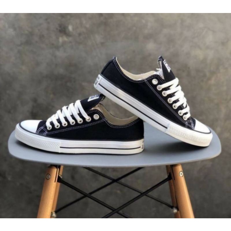 Sepatu converse Allstar Hitam putih Sepatu sekolah sepatu sneaker cewek cowok