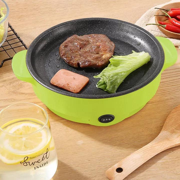 Korean Frying Pan Grill BBQ Panci Wajan Elektrik Alat Masak Portable Dapur Rumah Piknik Pecinta Alam