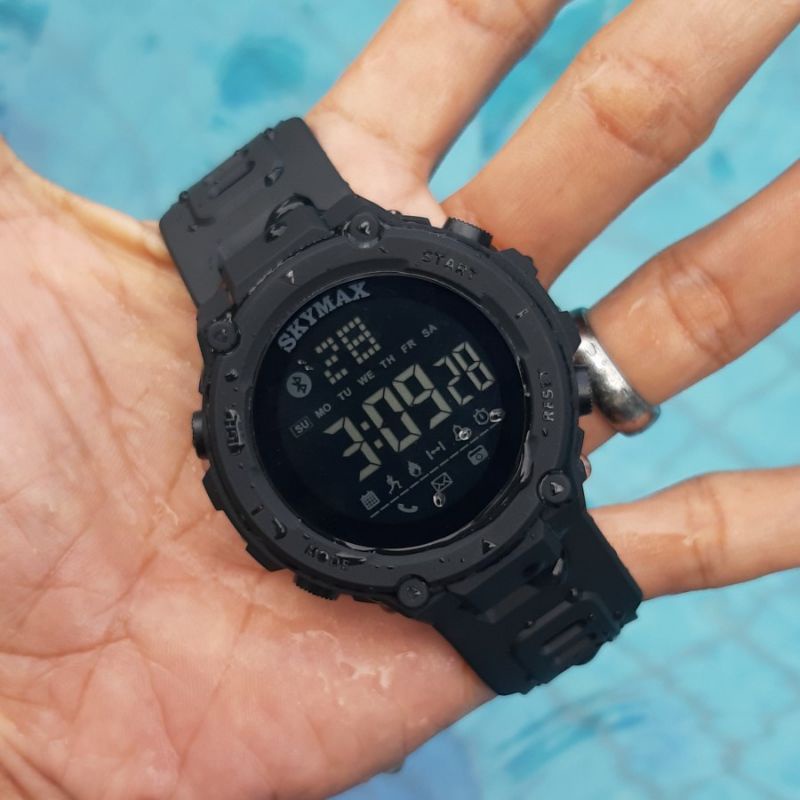 Jam Tangan Digital Sport Pria Original Anti Air Waterproof Terbaru Tahan Air Branded Standard Militer Keren Skymax