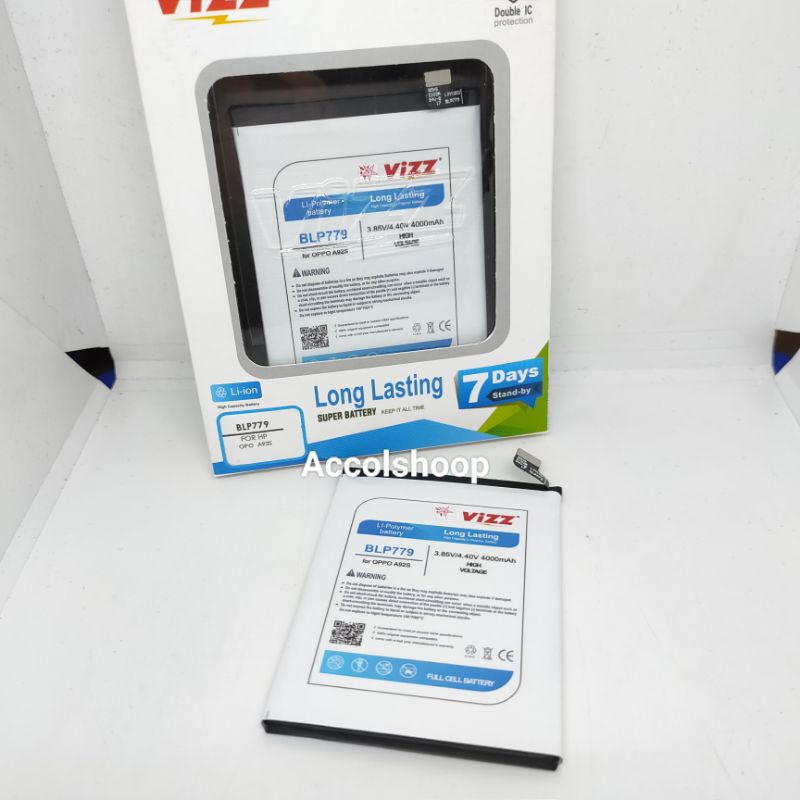 Baterai Batre Vizz Oppo A92S BLP779 ORIGINAL Vizz